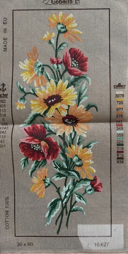 Printed needlepoint tapestry - needlepoint,