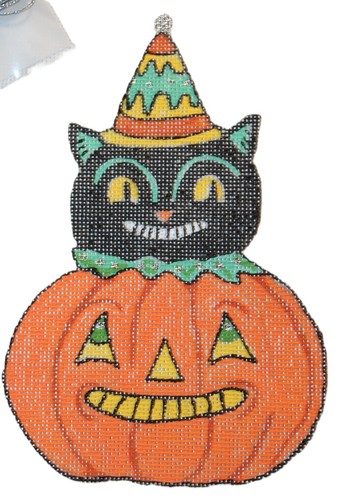 Halloween needlepoint canvas - halloween,
