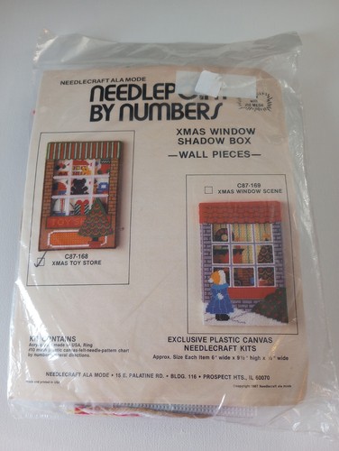 Needlepoint numbers - by,