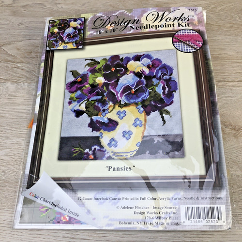 Design works needlepoint kit - design,