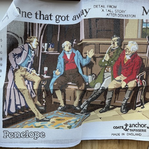 Vintage tapestry needlepoint - vintage,