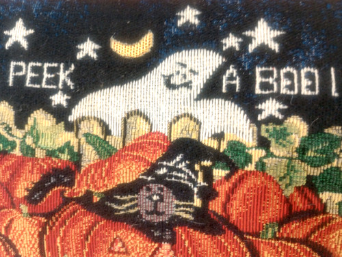Halloween needlepoint tapestry - needlepoint,