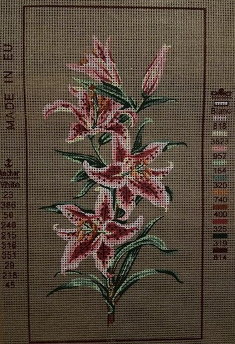 Printed needlepoint tapestry - printed,