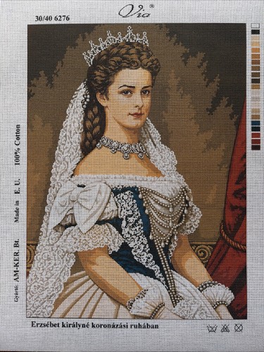 Via printed needlepoint - via,